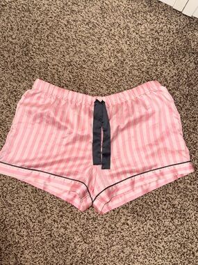 Victoria’s Secret Signature Satin Pajama Shorts